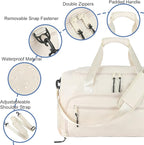 Gym Bag for Men Women, Sport Duffle Bag with Wet Pocket & Shoes Compartment, Water Resistant Overnight Weekender Bag Duffel Bag