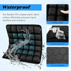 Travel Cushion Airplane Seat,Airplane Seat Cushion for Long Flight,3D Air Cell Seat Cushion,Press Type air Inflatable Wheelchair Seats Cushions for Car,Office Chair,Stadium