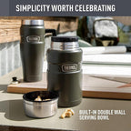 THERMOS Stainless King Vacuum-Insulated Food Jar, 24 Ounce, Army Green