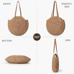 Trifabricy Beach Bags for Women, Large Beach Bag, Woven Straw Tote Bags Waterproof, Weaving Swim Shopping Travel Bag