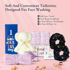 Birthday Gifts for Women, Birthday Spa Gift Basket for Women, Luxury Birthday Spa Gift Box, Rich Bath Essentials, Butter, Candle, Unique Diy Nails Set, Birthday Presents Spa Gift for Mom