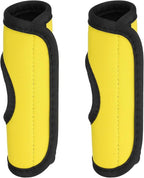 PATIKIL Luggage Handle Wrap for Suitcase, 2 Pcs Bright Color Neoprene Comfort Soft Handle Covers Luggage Identifiers for Bag Suitcase Tags Wraps Travel Accessories, Yellow