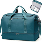 Extra Large Travel Duffle Bag,Carry on Overnight Weekend Bag with Shoes Compartment,Weekender Bags for Women for Travel Business Trips Sport Hospital