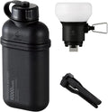 ELECOM NESTOUT Portable Charger and Lamp, 10000mAh Outdoor Battery Power Bank, 20W USB-C Fast Charging PD, Battery and Light for Camping, 300 Lumen LED Lantern Lamp-1 (Black)