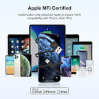 [ Apple MFi Certified ] iPhone Charger 3ft, Lightning to USB Cable 3 Feet, Fast Apple Charging Cable Cord 3 Foot for iPhone 14 Pro Max/13 Pro Max/12 Mini /11 Pro/11/XS/XR/8/7/6s/6/5S/iPad/Air.