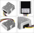 HOMELYLIFE Voltage Converter DC 12V 24V Step Down to 5V 20A 100W Reducer Buck Power Regulator Waterproof Module Transformer for Golf Cart Club Car