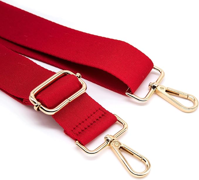 S&loyoe Thickened Solid Color Purse Straps Replacement Crossbody Bag Strap Adjustable Wide Guitar Straps for Handbags 1.5inch