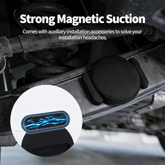 Mini Portable GPS Tracker for Vehicles, Global Tracking, Undetectable GPS Car Tracker, No Monthly Fee/No SIM Card, Tracker Device for Kids, Dogs, Cars, Elderly, Compatible with iOS & Android