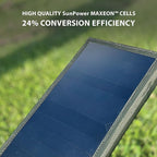 ELECOM NESTOUT 15000mAh Outdoor Power Bank + 2-Panel Solar Panel Charger + LAMP-1 LED 300 Lumen Soft Lantern - Blue Gray