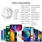 Charging for iPhone Charger [Apple MFi Certified] 2Pack Lightning Cable Data Sync Charging Cord with USB A Wall Charger Block Travel Plug for iPhone 14/13/12 Mini/11 Pro Max/10/XS/XR/X/8/SE2022,iPad