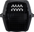 Petmate Pet Porter Dog Kennel 24", Dark Gray & Black, for Pets 15-20lbs