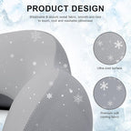 urnexttour Travel Pillow for Airplane Memory Foam Neck Pillow, Soft & Support Travel Pillow for Travelling, Sleeping Rest, Car, Train and Home Use (Grey)