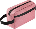Icramsy Travel Toiletry bag Toiletry bag for women men Hanging Cosmetic bag Travel accessories for Women Men (Dusky pink)