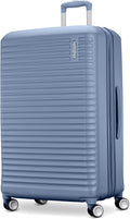 American Tourister Stratum 3.0 Large 28-Inch Spinner, Airline Approved, Durable Hardside Luggage, Expands 1.5", RightHeight™ Adjustable Handle, Elemental Blue