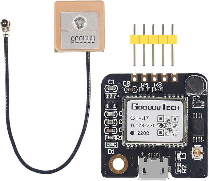Alinan 3pcs GT-U7 GPS Module Navigation Satellite Positioning GPS Receiver Compatible with NEO-6M 51 MCU STM32 Low Power High-Precision Positioning for Vehicles