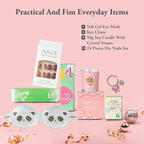 Birthday Gifts for Women, Birthday Spa Gift Basket for Women, Luxury Birthday Spa Gift Box, Rich Bath Essentials, Butter, Candle, Unique Diy Nails Set, Birthday Presents Spa Gift for Mom