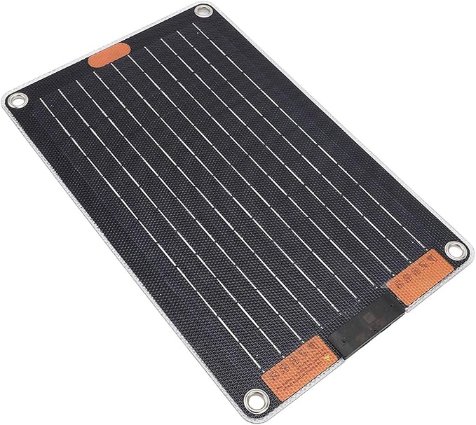30W Solar Panel Charger with USB C Outputs(5V/3A) for Phone Electronics