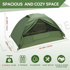 Clostnature Lightweight Tent for Backpacking - 1/2/3/4 Person Ultralight Backpacking Tent, Waterproof Easy Setup Camping Tent, Hiking Tent for Outdoor, Hiking and Mountaineering