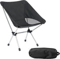 Wind Tour Portable Camping Chair Lightweight Foldable Outdoor Chair for Hiking Camp Backpacking Lawn Beach Fishing Picnic with Carry Bag (Silver - Ultra Light)