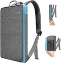 ZINZ Slim & Expandable Laptop Backpack Water Resistant Backpack Travel Backpack Compatible with MacBook Air/Pro/Neo 13-14 inch, XPS 13/14, Surface 13.5" and Most 13-14 Notebooks，G01BL01