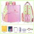 GAGAKU Toddler Backpack for Girls 2-4 years Kids Mini Backpacks Lightweight Breathable Comfortable Preschool Daypack for School Travel Lightwieght Bag - Green