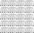 Grneric 60 Pieces Drawstring Backpack Bulk Cinch Sackpack Ployster Drawstring Bags for Gym Party Trip(White)