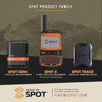Spot Trace Satellite Tracking Device | Handheld Tracker for Hiking, Camping, Cars, Kids, Outdoor Activities, and Assets with Globalstar Network Coverage | Subscription Applicable