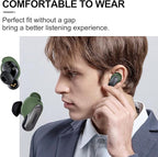 [3 Pairs] Ear Tips Cover for Bose QuietComfort Earbuds II (2022) &Bose QuietComfort Ultra Earbuds (2023), Silicone Sport Ear Hook Cover, Anti-Slip Replacement Eartip Accessories (S,M,L) (Green)