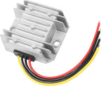 DROK Boost Buck Converter 9V-36V to 12V 5A 60W Aluminium Shell Waterproof Auto Step Up Down Voltage Regulator 12V Volt Transformer for Car Audio Solar Power System LCD Television LED Display Screen