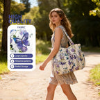 Corduroy Tote Bag for Women,Large Capacity Cute Tote Bags With 6 Pockets,Crossbody Shoulder Handbag for Work Travel Gym
