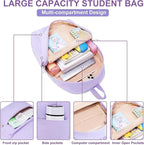 LOIDOU Backpack for Teen Girls Middle-School Primary Elementary Bookbags 17inch Kids Backpack Women laptop Backpack Lightweight Casual Daypack