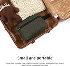 Icramsy Travel Toiletry bag Toiletry bag for women men Hanging Cosmetic bag Travel accessories for Women Men (Deep green)
