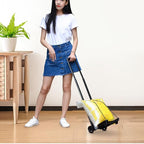 Eujgoov Small Folding Hand Truck 2 Wheels Dolly Portable Luggage Trolley Cart Lightweight for Travel Shopping