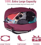 REDCAMP Foldable Travel Bag, Large Sports Bag, 75L/96L/100L, Lightweight Waterproof Tote Bag