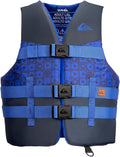 QUIKSILVER USCG Approved Men's Life Jacket Type III PFD, Lightweight EPE Foam Life Vest for Adults, for Waterskiing, Wakeboarding, Windsurfing, Rafting, Boating, Kayaking, Fishing Watersports