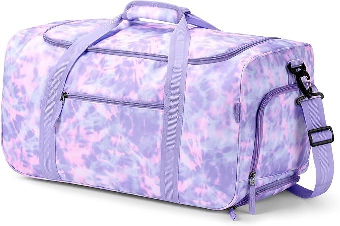 Choco Mocha Boys Suitcase Set with Wheels Kids Rolling Duffle Luggage with Toiletry Bag for Travel 22inch, Light Blue