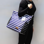 ESVAN Original Floral Tote Bag Large Shoulder Bag with Multi Pockets for Gym Travel Beach Daily Bags