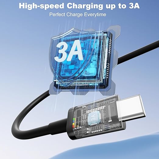 Car Carplay Cable for iPhone 17/Pro Max/Air/16e/16/15 Pro Max/Plus Cable,3FT 2Pack USB A to USB C for iPhone USB C Cord,iPad USB C Cable iPad Pro/Air Android Charger Cord Car Charging Cables,Black