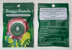 BuggyBands Mosquito Bracelets, 15 Pack Individually Wrapped, DEET Free, Natural and Waterproof Band for Adults & Kids