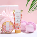 Spa Luxetique Spa Gift Baskets for Women, 12 Pcs Rose Presents Set with Bubble Bath, Bath Bombs, Body Lotion, Hand Cream, Christmas Gift Basket for Mom
