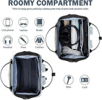 VANKEAN 17 Inch Laptop Backpack for Women Fashion Computer Work Bag, Large Capacity Waterproof, College Daypack Business Travel Backpack, Light Blue