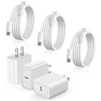 iPhone Charger Fast Charging, Fast iPad Charger 3Pack 20W USB C Wall Charging Block, 3.3FT Type C to C Cable for iPhone 17/17 Pro/17 Pro Max/Air/16/16e/16 Pro/16 Pro Max/15 Pro, iPad Pro/Mini, Airpods