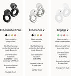 Loop Experience 2 Plus Ear Plugs – Stylish Certified Hearing Protection for Concerts & Festivals, Live Events, Sports, DJs & Nightlife – 17dB Noise Reduction, (High-Fidelity) + Mute for extra coverage