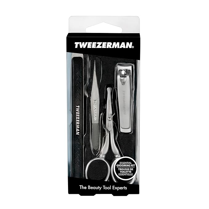 Tweezerman Essential Grooming Kit for Men