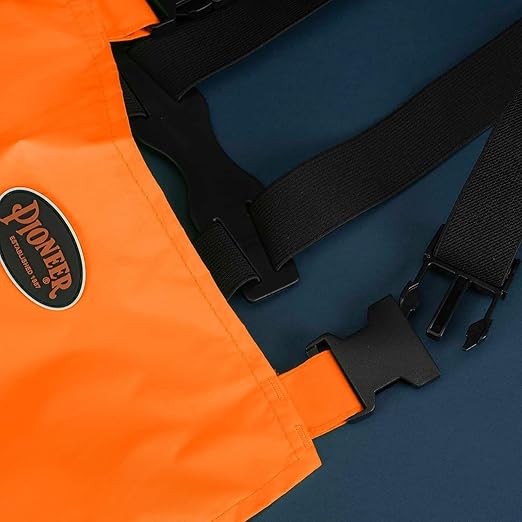 Pioneer Hi Vis Lightweight Waterproof Safety Rain Suit - Reflective Work Rain Gear for Men and Women