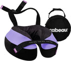 Cabeau Travel Neck Pillow for Airplanes The Neck's Evolution, TNE S3 Supportive Memory Foam Design for Long Haul Flights Attachable Seat Straps and 360 Support (Paris Lavender)