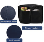 Cosmetic Bags for Women Small Makeup Bag for Purse Pu Leather Makeup Pouch Travel Makeup Bag with Zipper Make Up Bag for Travelling