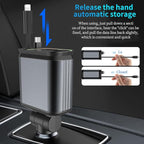 Starlight Retractable Car Charger Adapter for iPhone 17,4 in 1 Fast Charging Car Phone Charger,69W USB C Car Truck Accessories,Road Trip Essentials Gift for Men Women for iPhone 17/16/15/14/13,Galaxy