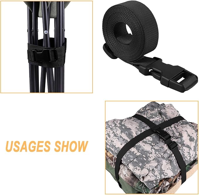 MAGARROW 24" 40" 60" 100" Strap Buckle Packing Straps Adjustable 1-Inch Belt