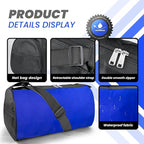 C&F BOGMOST Small Travel Duffel Bag Foldable Waterproof Gym Bag for Gym Beach Swim Bag Men Women Duffle Bag Lightweight Oxford Cloth Sports Bag -Blue